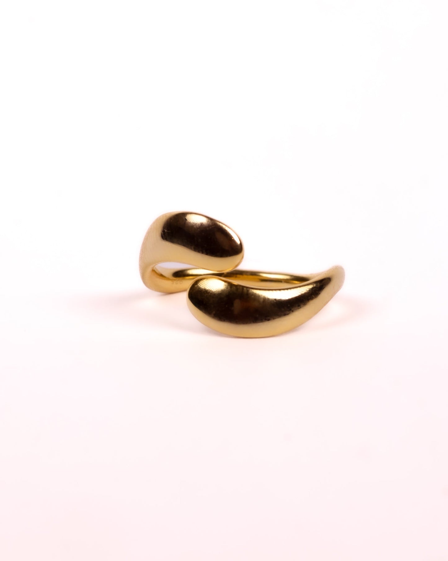 Avart Ring continuous spiral design with fluid movement and modern Indian-inspired silhouette