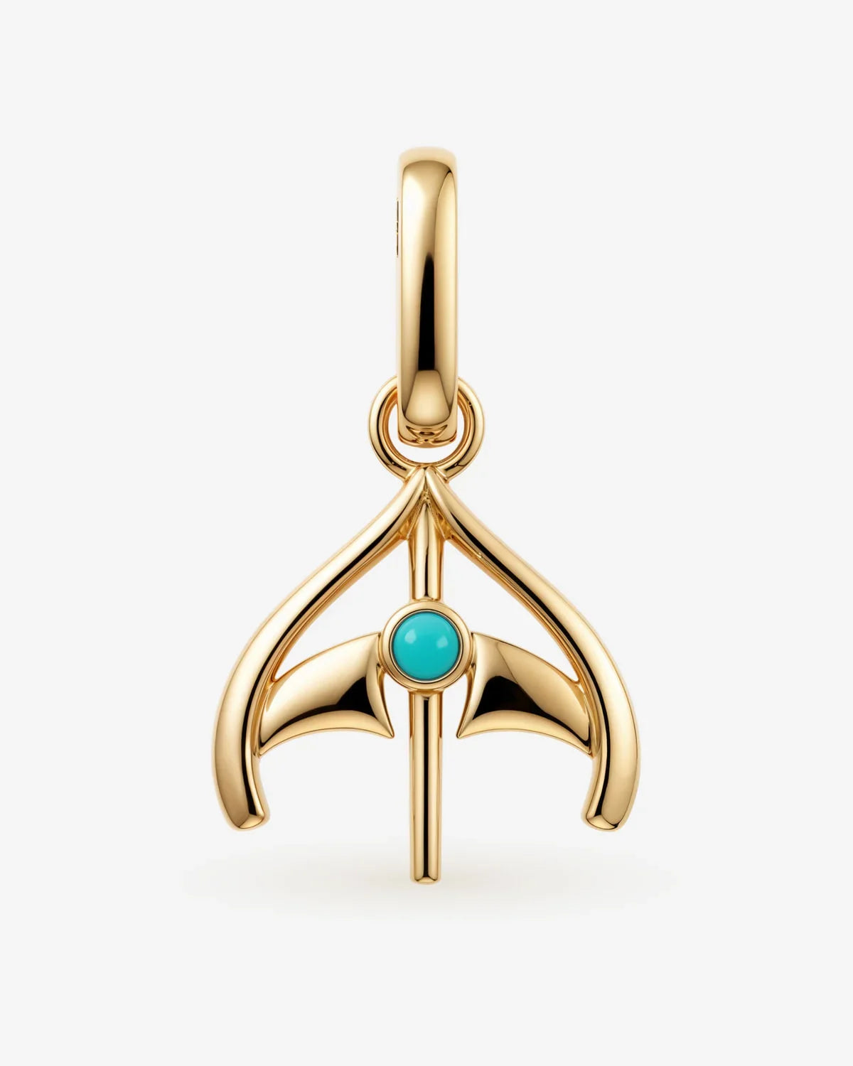 Sagittarius – Dhanu symbol with archer aiming at horizon, turquoise tones representing wisdom and expansion