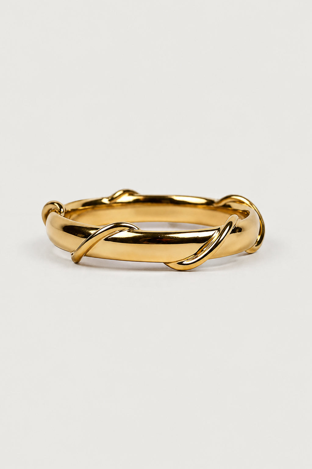 Kriti Ring with organically textured band and uneven surface showcasing raw and tactile design