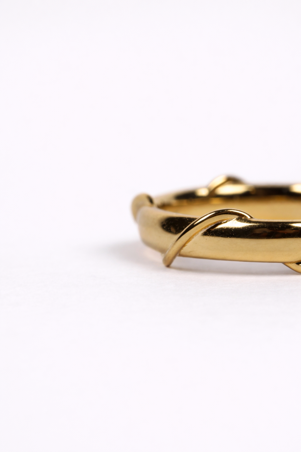 Kriti Ring with organically textured, uneven band showcasing raw and tactile design